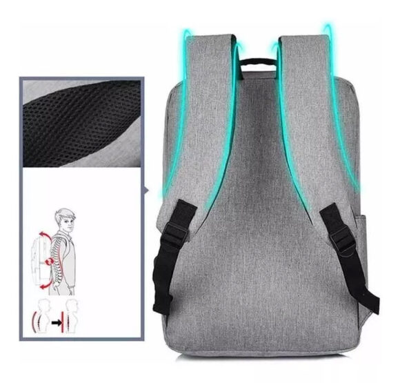 Mochila Impermeável Para Notebook 15,6 Polegadas - Imagem 6